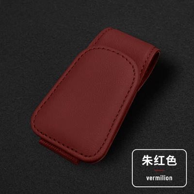 sun visor clip multifunctional — Car Glasses Clip/Bill Clip - red-wine