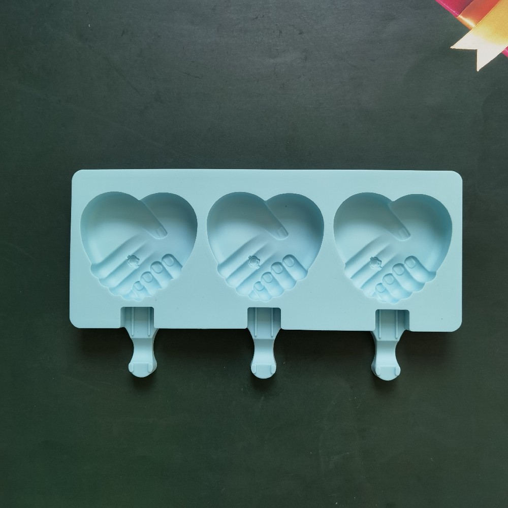 3 mano de mano helado 87 molde de silicona pastel helado pudín molde de postre jabón utensilios de cocción