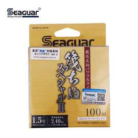 SEAGUAR西格筏 100米西格筏钓线子线碳素线鱼线前导线碳线渔具