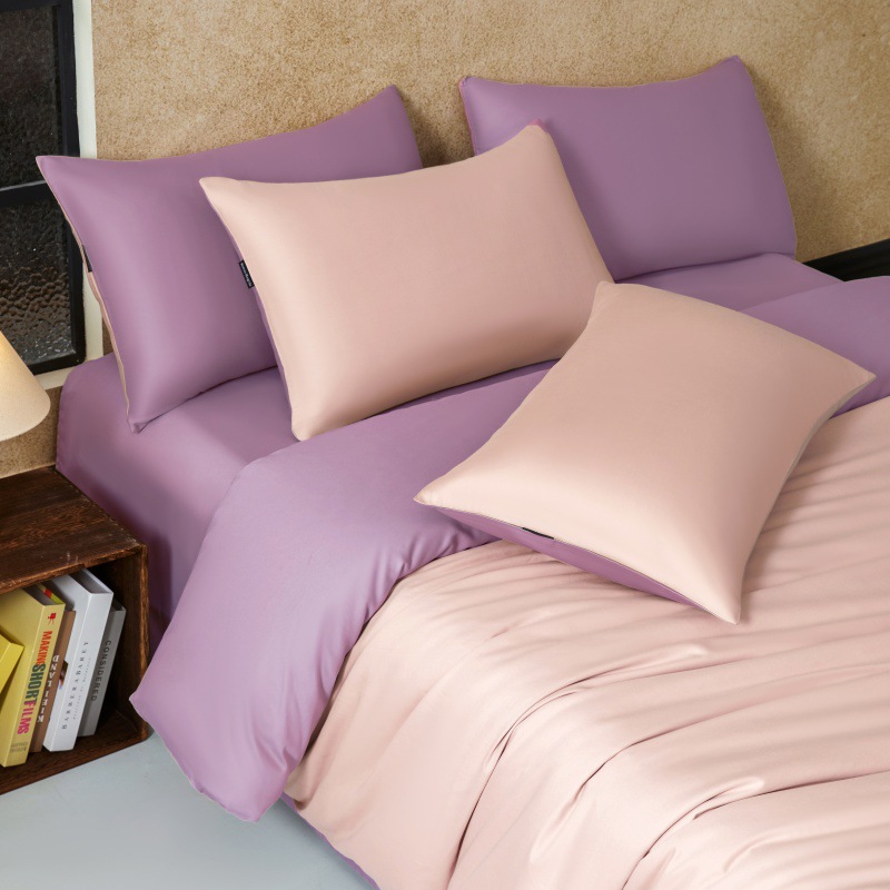 Nantong Home Textile Bed Sheet Style 60S Satin Xinjiang Long-Staple Cotton Fitted Sheet Four-Piece Set, Four-Season Style with Reactive Printing and Dyeing