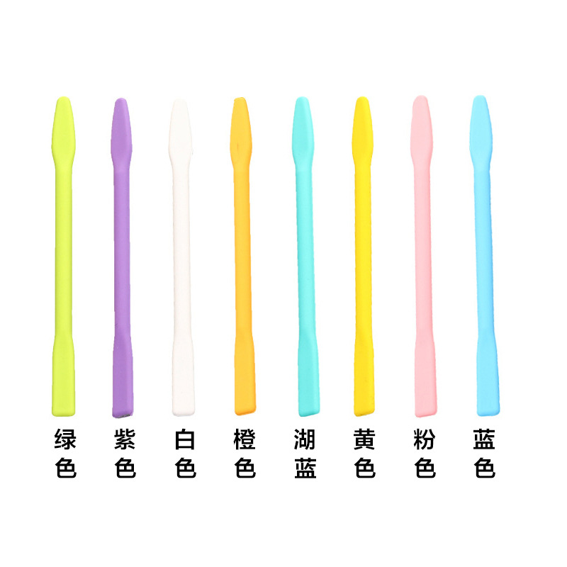 Máscara de silicona palo varilla de agitación máscara palo máscara cepillo DIY casero color herramientas de belleza al por mayor para las mujeres
