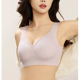 婷婷287#时尚全固定杯果冻胶无痕内衣L-3XL舒适透气侧收尾货文胸