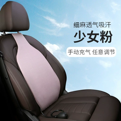 Cushion Lumbar Support Driver's Seat: Waist support - pink-manual-inflatable-and-adjustable
