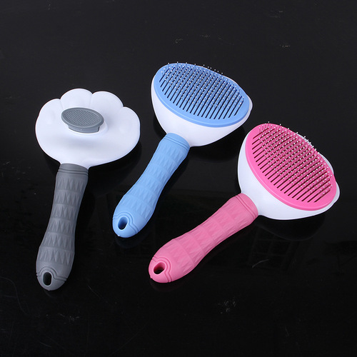 Summary of pet massage hair removal comb, dog needle comb with protective head, cat beauty massage comb, pet supplies