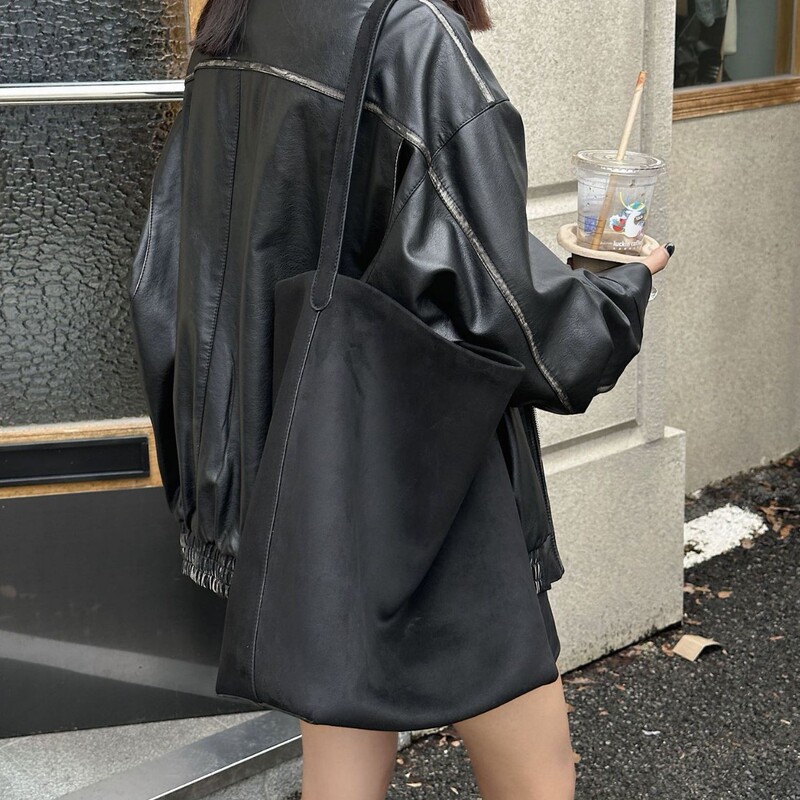 磨砂皮托特包包女2025秋冬新款高级子母大容量时尚通勤单肩斜挎包|undefined