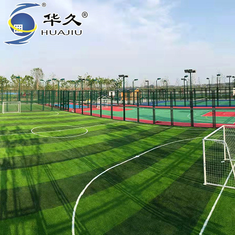 日字型室内操场围栏 圆管片装组合式固定围网 安装场地护栏