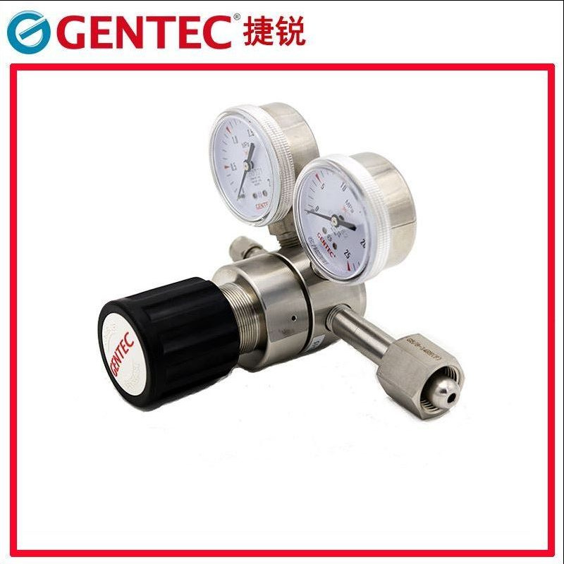 GENTEC捷锐R12SL不锈钢减压器氢气氩气硫化氢氧气特气减压器