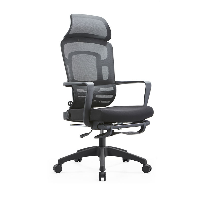 블랙 프레임 + 머리 받침 + 페달 + 나일론 발