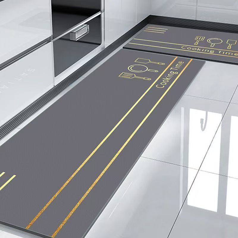 국경 간 긴 규조토 진흙 바닥 매트 미국식 흡수성 미끄럼 방지 먼지 방지 수세미 주방 세트 입구 문 쿠션