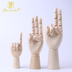 7-inch 10-inch 12-inch left-hand right-hand sketch comic model Hinoki joint wood palm hand puppet room mannequin display
