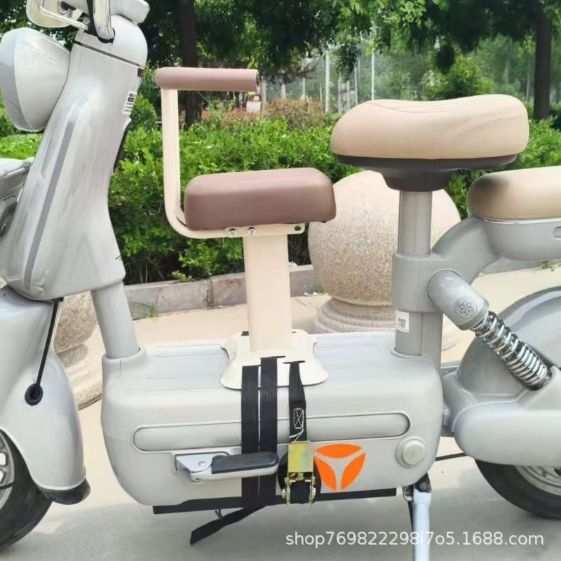 Front-mounted child seat for electric bikes, suitable for Yadea, Aima, Tailg, and Luyuan electric bikes and motorcycles