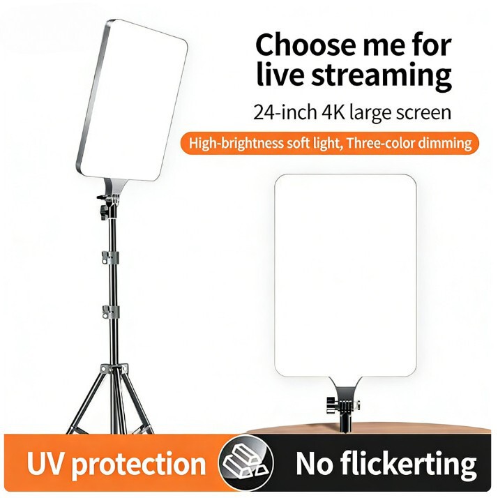 Streamer-Specific Live Streaming Fill Light Led Professional Photography Panel Beauty Lighting for Live Broadcast Room Photography and Indoor Shooting Streamer-Specific Live Streaming Fill Light Led Professional Photography Panel Beauty Lighting for Live Broadcast Room Photography and Indoor Shooting