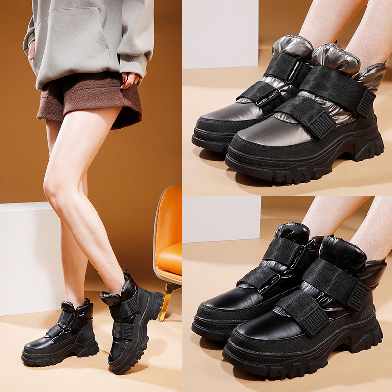 botas de nieve de invierno de lana de comercio exterior ruso con suela antideslizante transfronteriza grande