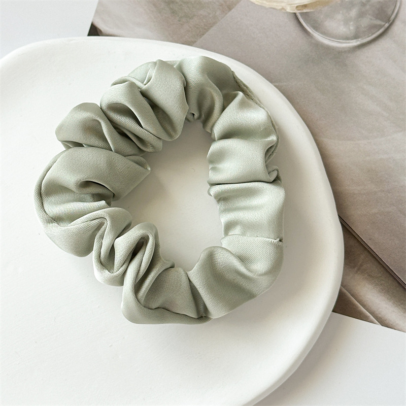 10g Weight Hair Tie Hair Accessories Type 1 Piece Quantity Holiday, Daily Occasion Solid Color Pattern Women's Gender Simple Style Style New High Elastic Simple Solid Color Large Intestine Ring Summer Ponytail Bandeau Head Rope Rubber Band Three State Recommend Hair Ring 11