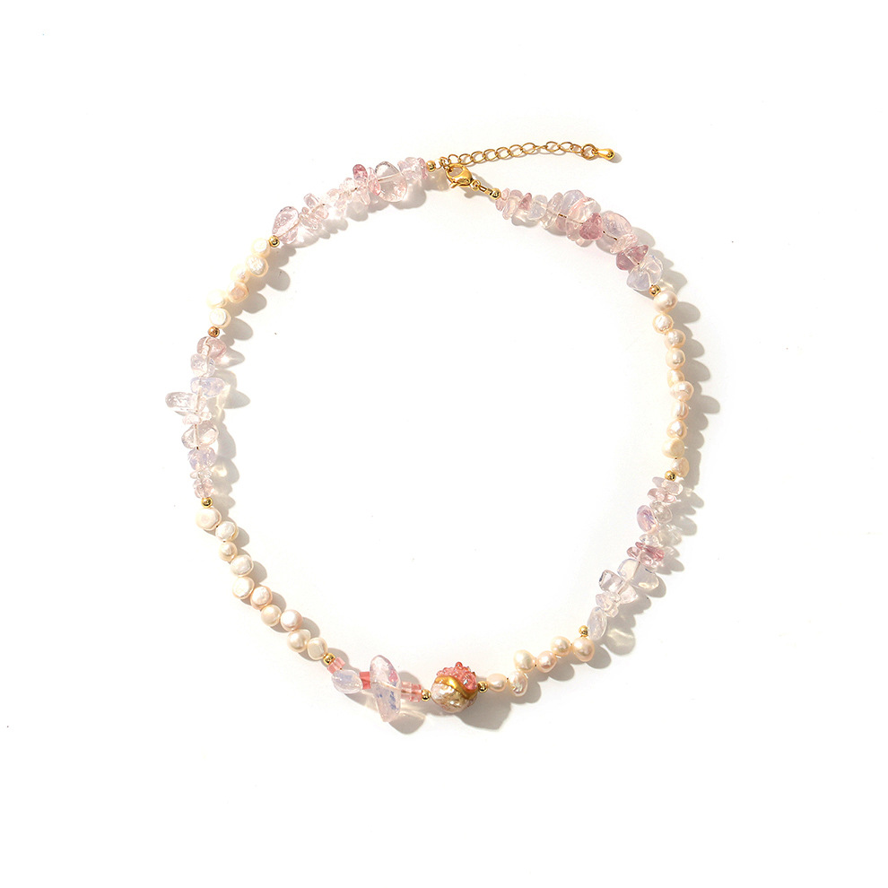 Elegant Sweet Geometric Freshwater Pearl Opal Women's Bracelets Necklace display picture 7