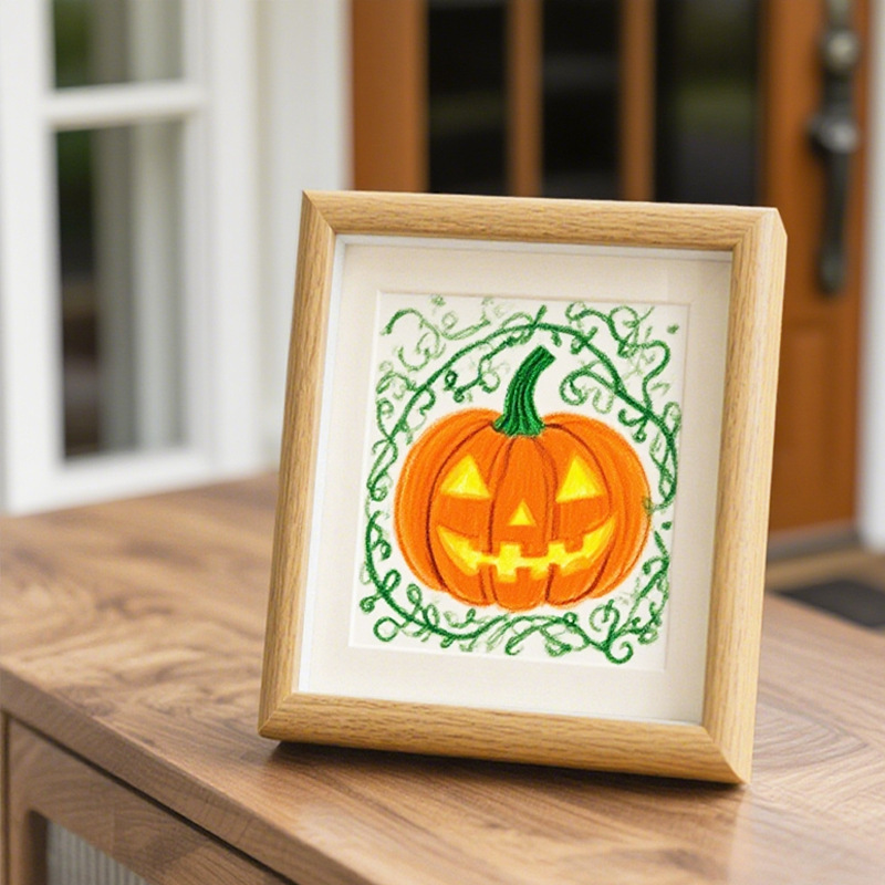 Decorative Hip-Hop Photo Frame Manufacturer Wholesale Halloween Hollow Stereo 6-Inch 7inch 8inch Wooden Solid Wood Photo Frame Picture Frame