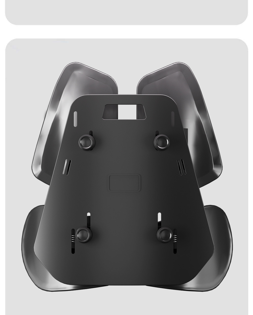 Ergonomic car lumbar support with four-zone waist protection, adjustable cushion for long-term sitting in the office