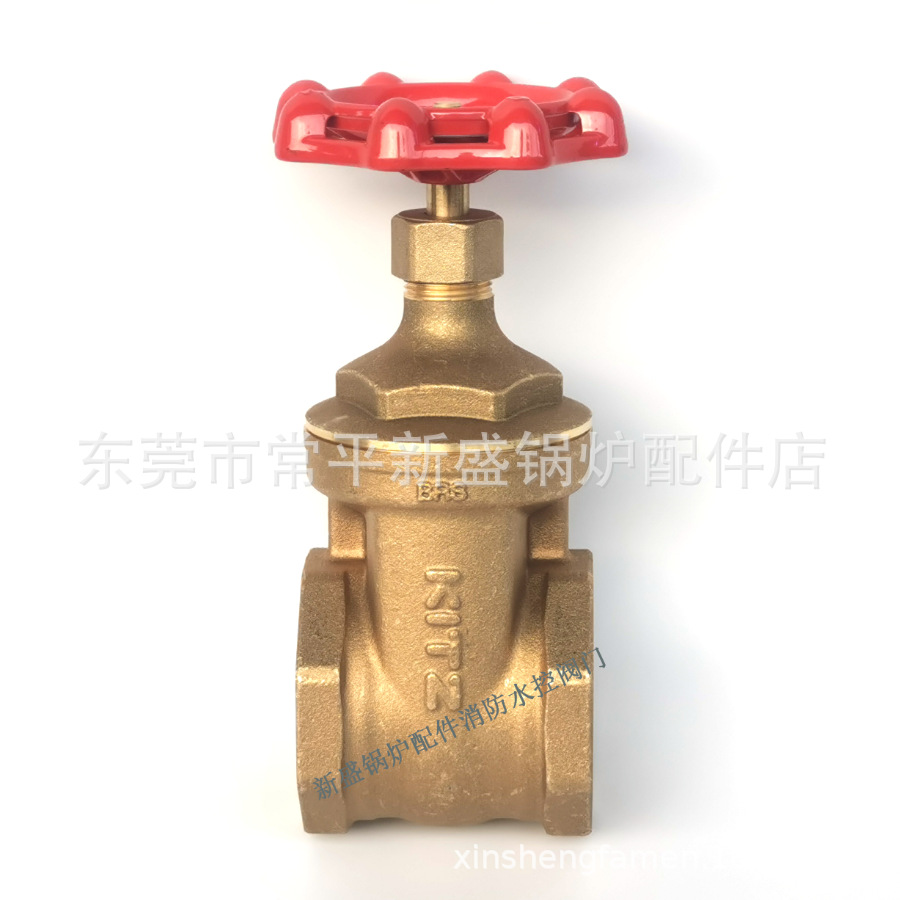 KITZ铜闸阀FR青铜丝扣闸阀125日本螺纹蒸汽暖通排水排气开关