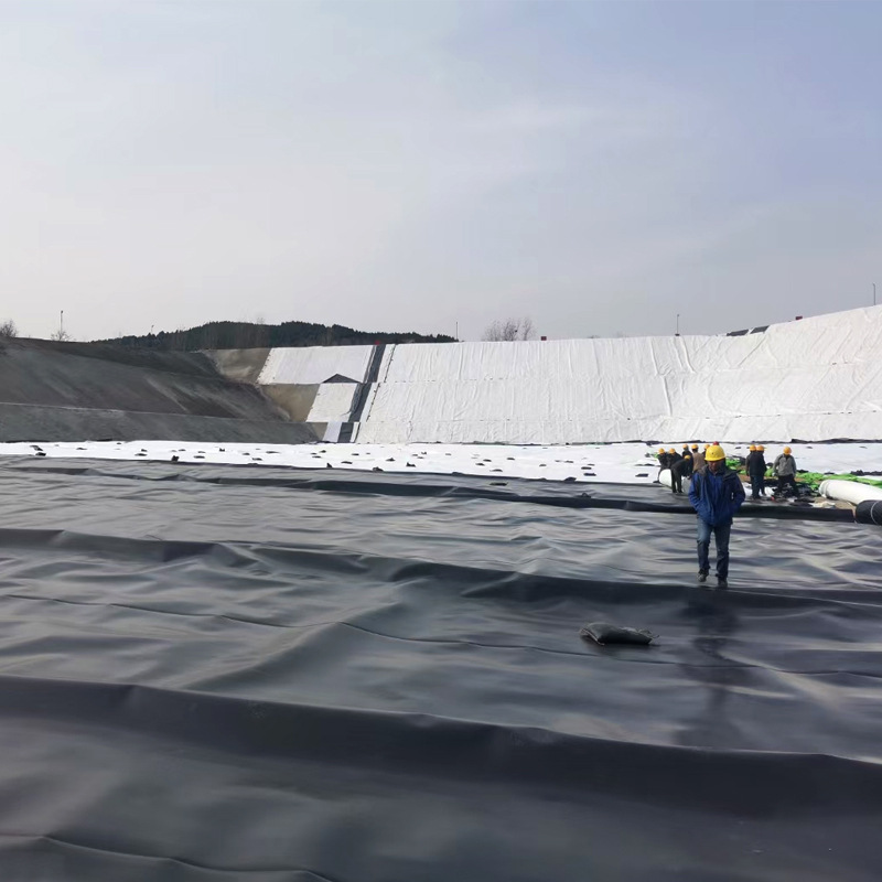 산업 포장 필름 불투과성 지막 저수지 양식 PE 필름 부식 방지 블랙 지막