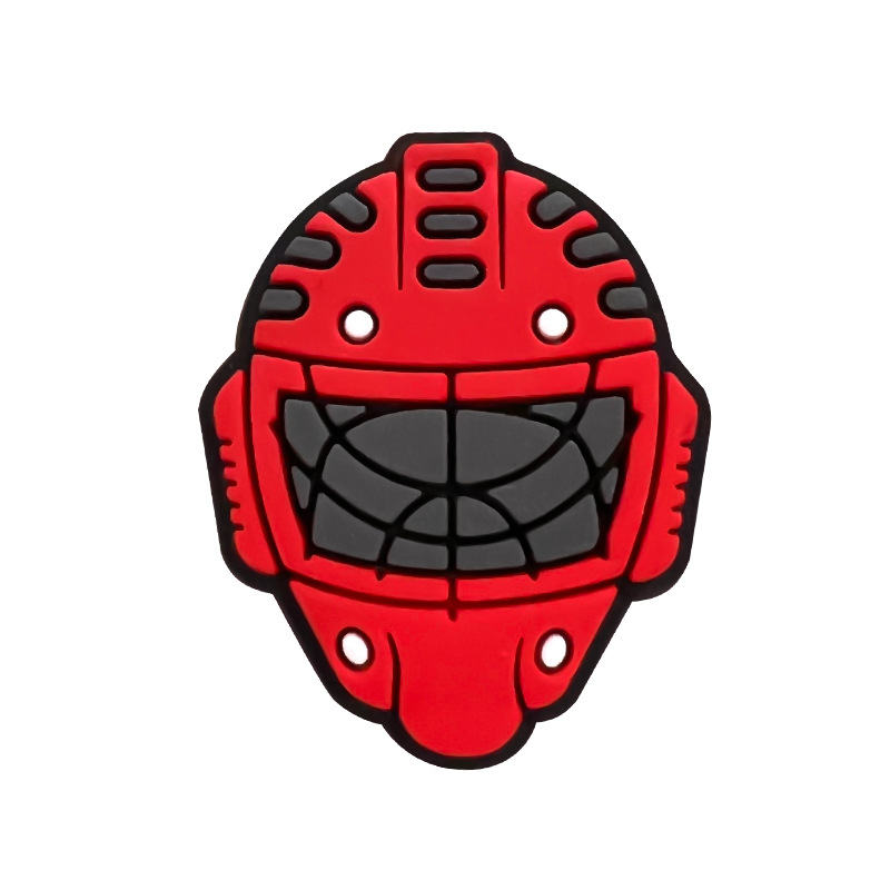 Nuevos zapatos con agujeros de dibujos animados deportivos de hockey sobre hielo, zapatos, zapatos, botones, ropa deportiva, accesorios para sandalias, estilo caliente de Amazon