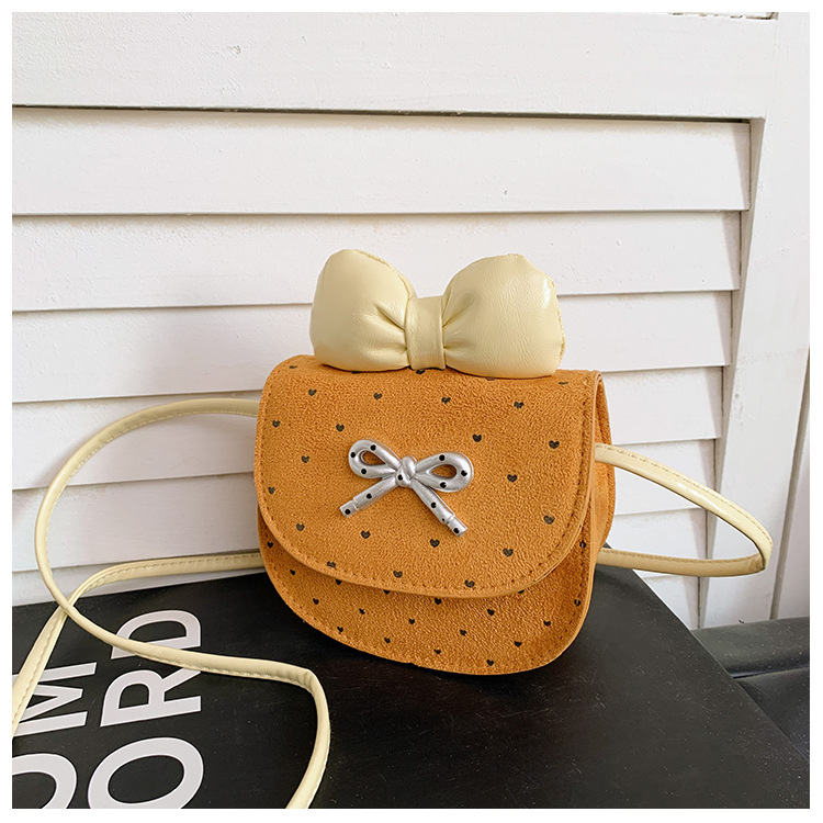 Exquisita mini niñas bolsos de hombro lindos arcos bebés padres e hijos mochilas onduladas de moda bolsos para niños
