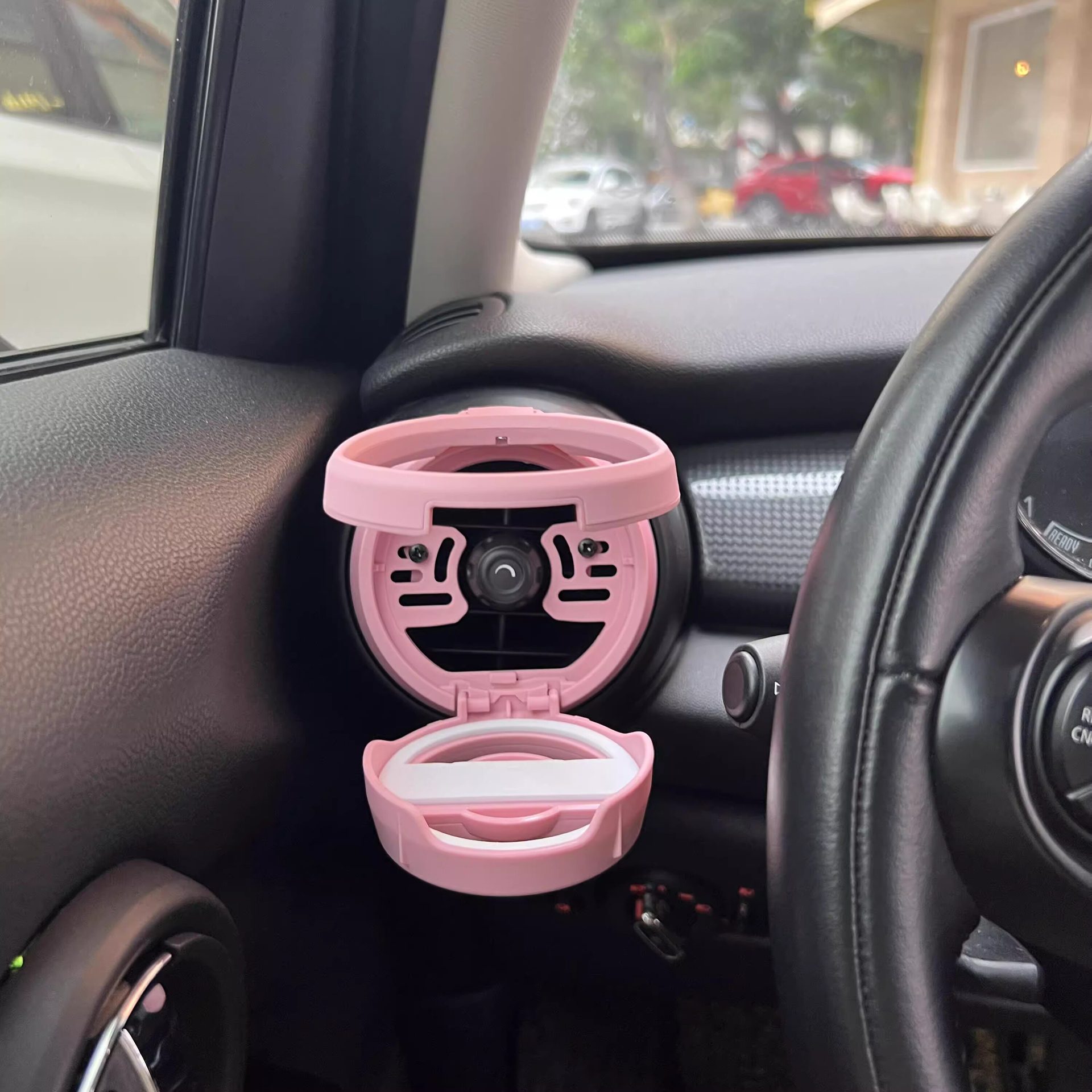 Suitable for Bmw Mini Water Cup Holder Mini Air Outlet Drink Cup Holder R56/F56 Car Water Cup Holder