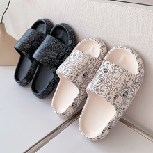 现货速发新款少女心拖鞋女夏外穿室内家厚底居浴室洗澡 ins情侣凉