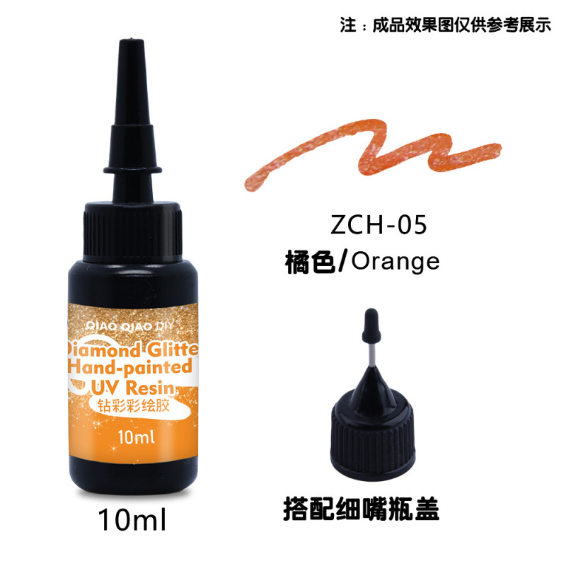 メーカー卸売 UV カラー接着剤 24 色ダイヤモンドフラッシュ UV カラー接着剤顔料 DIY 塗装ビーズ無臭カラー接着剤 UV 接着剤|undefined