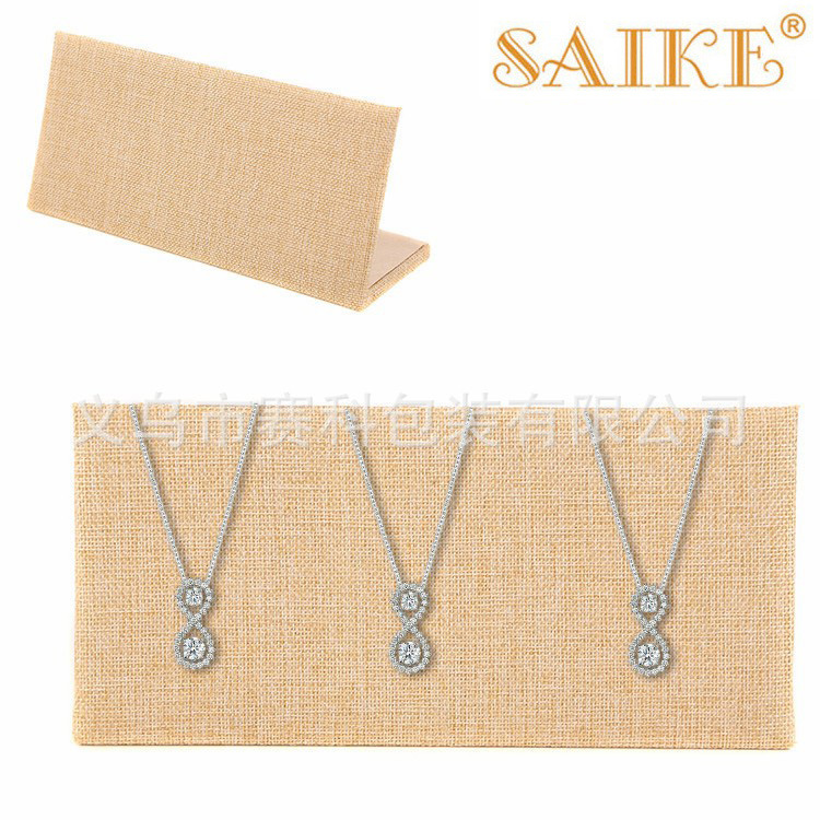 现货批发L型麻布项链展示架手链展示架饰品展示架首饰挂件架