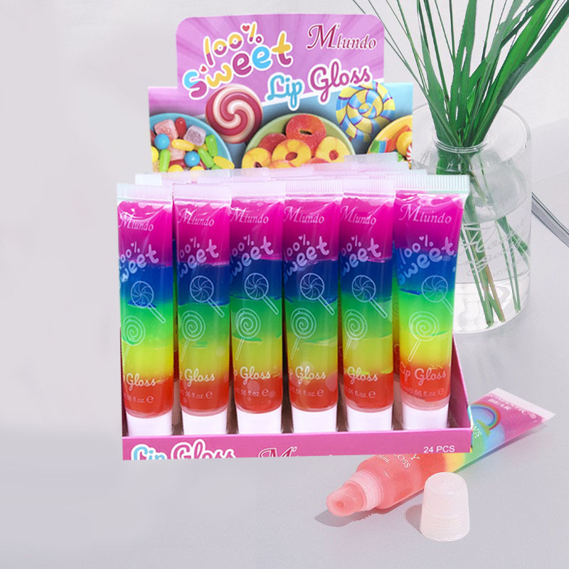 Cross-border Mlundo Rainbow Lipstick, lápiz labial