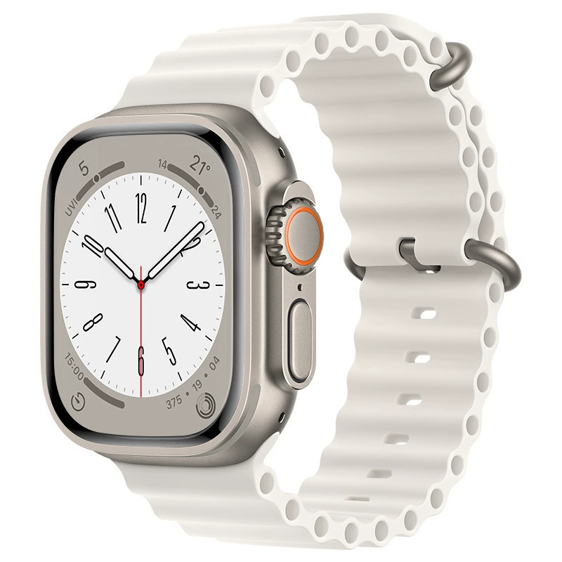[Готовый запас и отправка в тот же день] Подходит для Apple Watch 8 Apple Ocean silikon strap Ultras8
