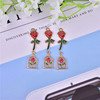 Fashionable plant lamp, metal jewelry, pendant, earrings, accessory, wholesale