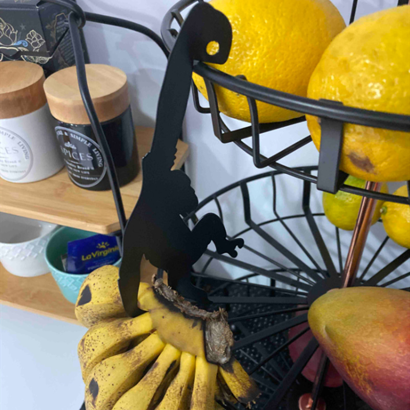 Estación independiente transfronteriza creativa metal mono colgante hierro gorila gancho multi-funcional hierro decoración almacenamiento rack