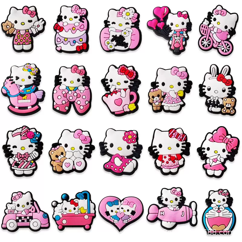 Hello Kitty, съемные украшения для обуви, аксессуары, декор