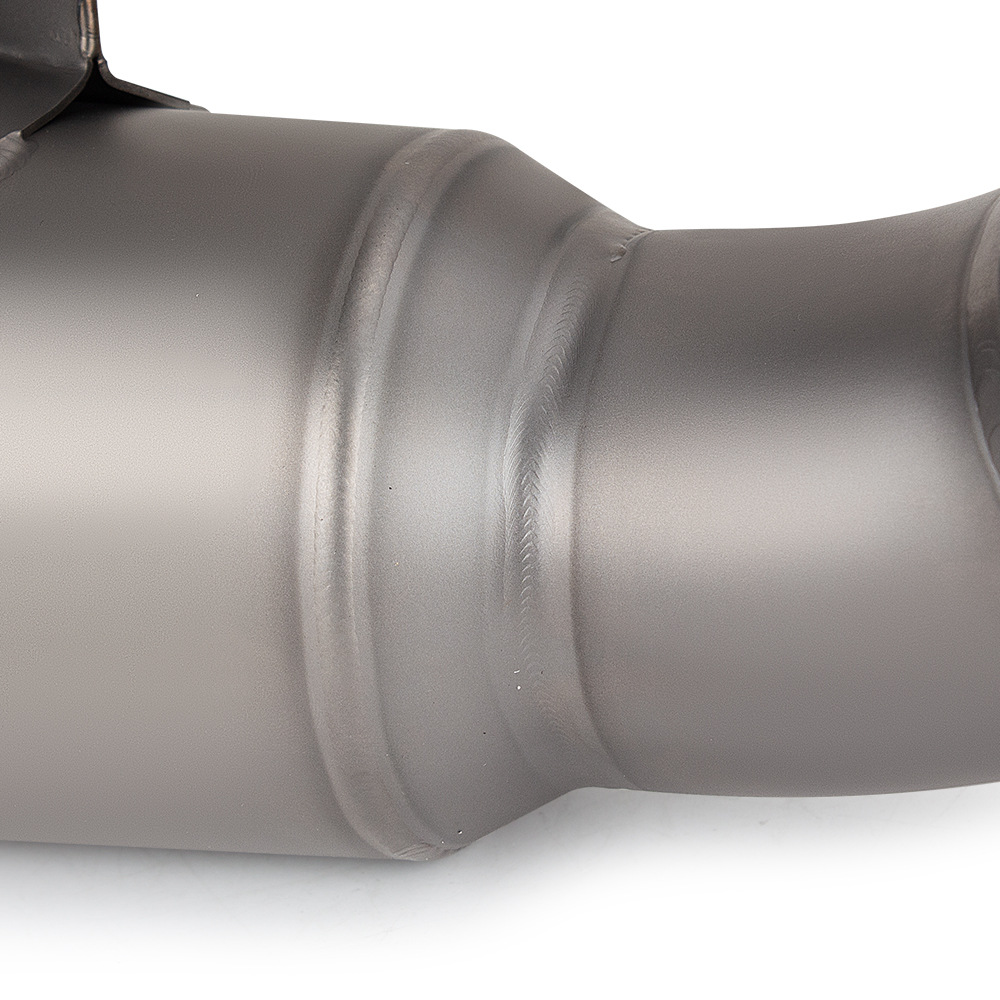 Motorcycle Exhaust Pipe Modification Rsv4 Titanium Alloy Integrated Mid-Tail Section Muffler 2015-2024