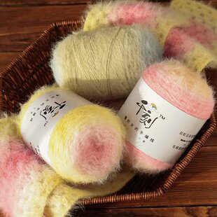 �u׃ë��ǧ��ѩ������ϵ���pɫ��Ⱦ�켏��ë��diy����ñ�Ӈ�����
