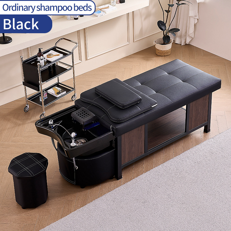 Cerámica cuenca - grafito negro - cama de lavado de cabello