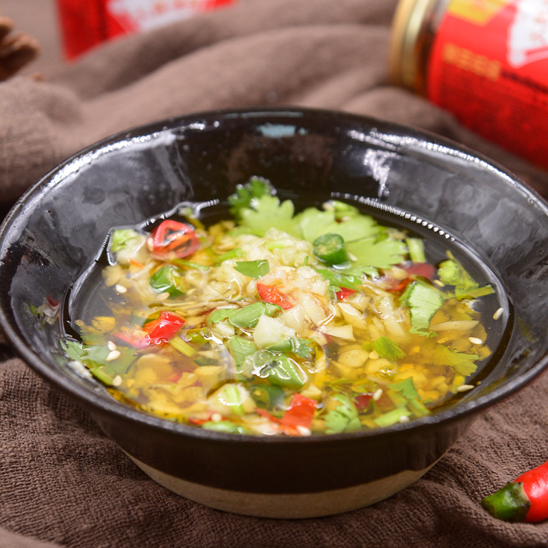 Double Celebration Oil Dish 61ml Hot Pot Fragrant Oil Dip Sauce Can Oil Small Jar Seasoning Oil Sesame Oil Opening Shop Commercial Wholesale 