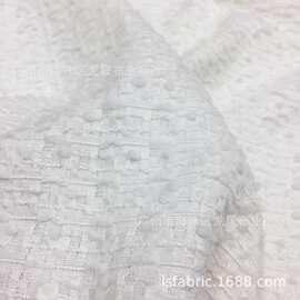 白色 小香风编织面料 男女装大衣连衣裙半身裙套装布料 批发