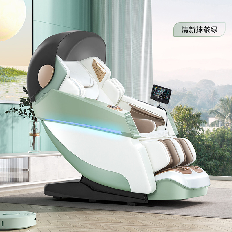 Sillón de masaje para todo el cuerpo, para uso en casa, totalmente automático, tipo cápsula espacial, gravedad cero, inteligente, eléctrico, venta al por mayor transfronteriza, personalización 3D con doble motor.
