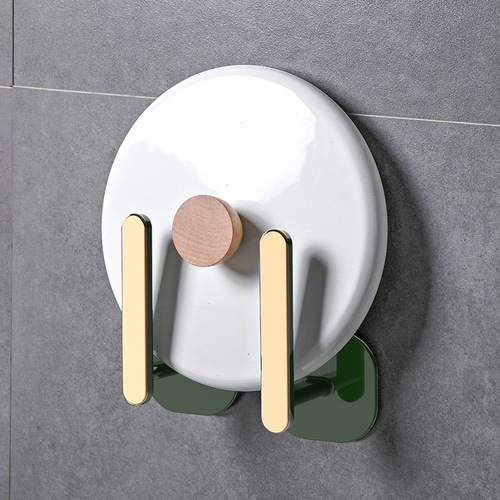 No-punch hooks, strong adhesive clothes hangers, wall-mounted, kitchen and bedroom door behind clothes, seamless adhesive hooks
