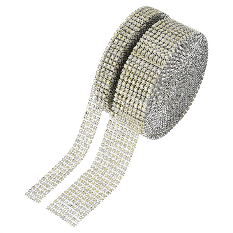 4 filas + 8 filas malla de perforación Amazon oro plata hueco línea taladro partido decoración vacío galvanoplastia fila taladro en stock 10Y