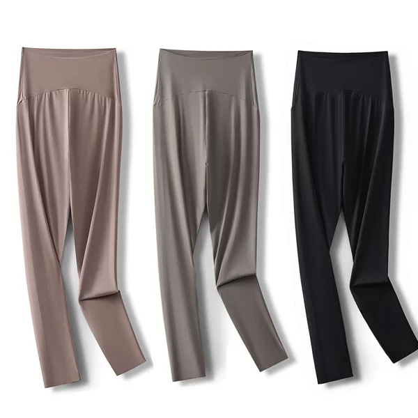 2025 Summer New Plus Size 150.00kg chubby girl Sunscreen Milk Leggings Slim-Fit Slimming Air Conditioning Space Pants