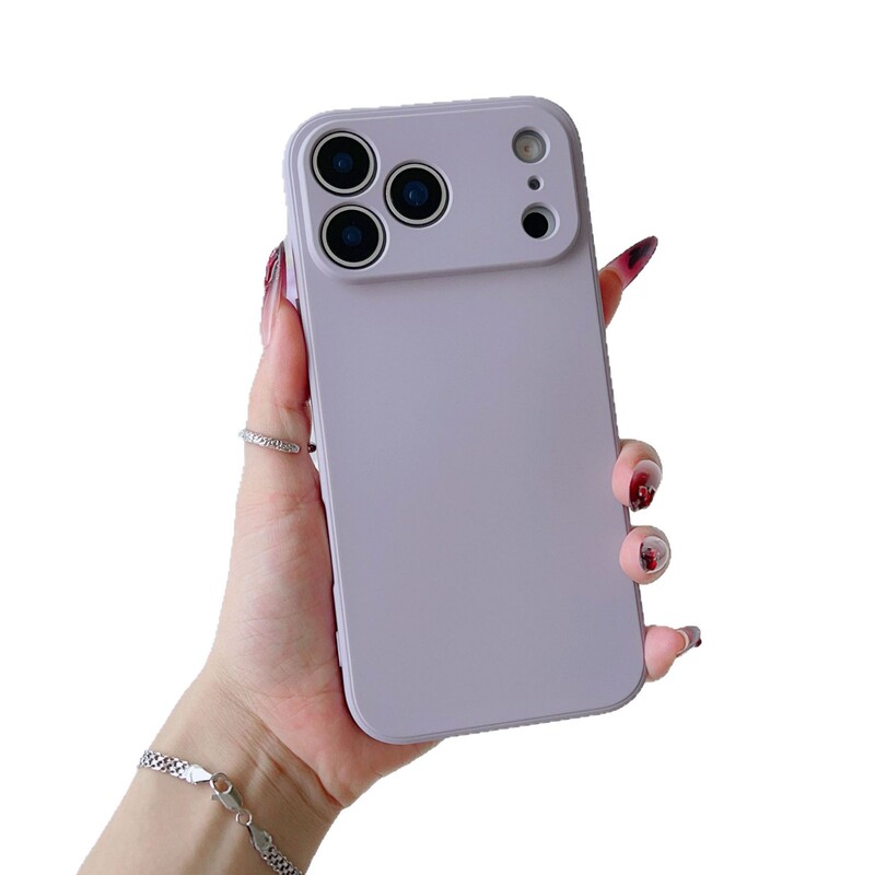 适用iPhone17promax全系列魔方直边液态硅胶手机壳全包精孔手机壳|undefined