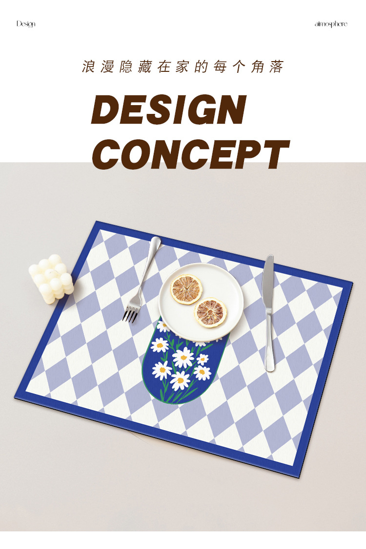 硅藻泥地垫,吸水垫,沥水垫,清新地垫