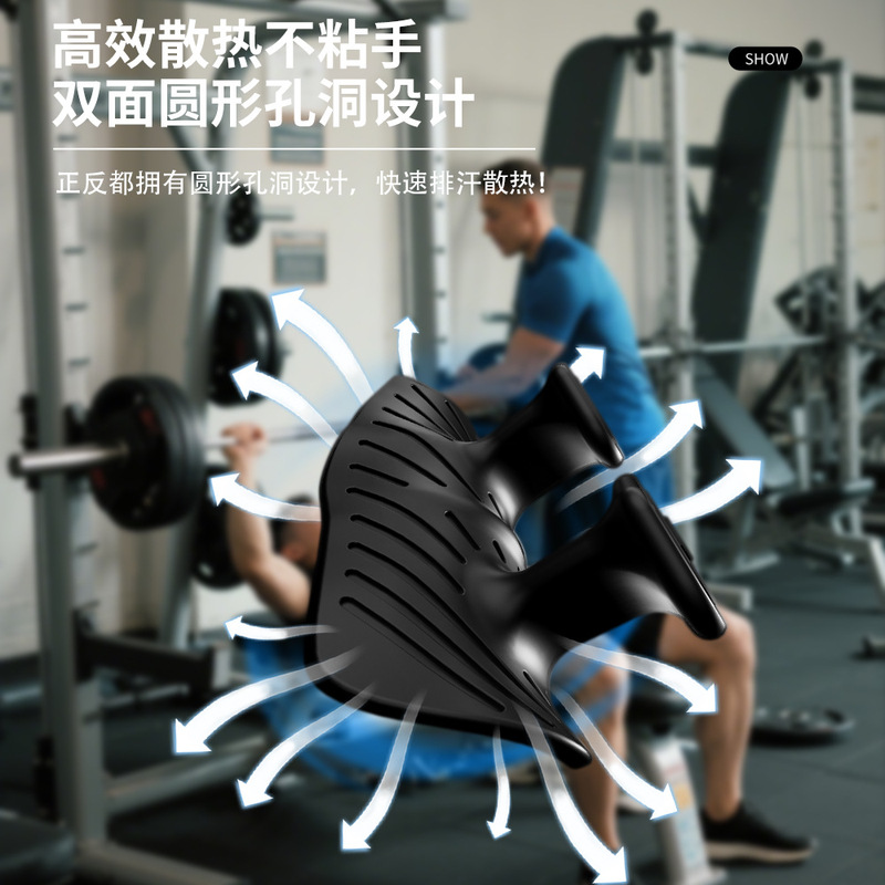 スパンミラーシリコンパームパッドゴムトレーニングハンドル保護滑り止めハンドスポーツ鉄棒パッドジム重量挙げグリップ|undefined
