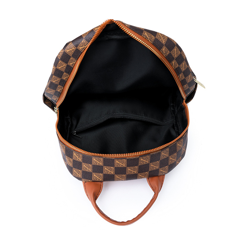 2023 invierno nuevo estilo casual señoras cuero suave mochila moda salvaje urbano viaje mochila mochila escolar marea