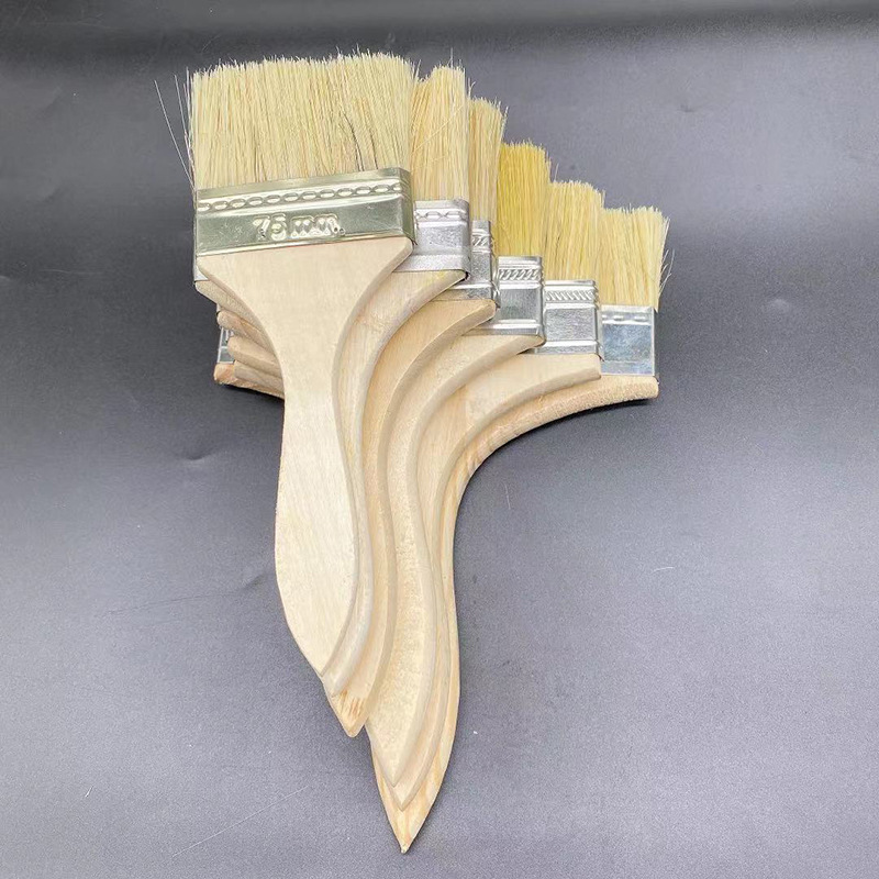 En stock cepillo de pintura agua pura hervida cepillo de cerdas cepillo de barbacoa cepillo de aceite doméstico pintura cepillo de limpieza cepillo de pelo