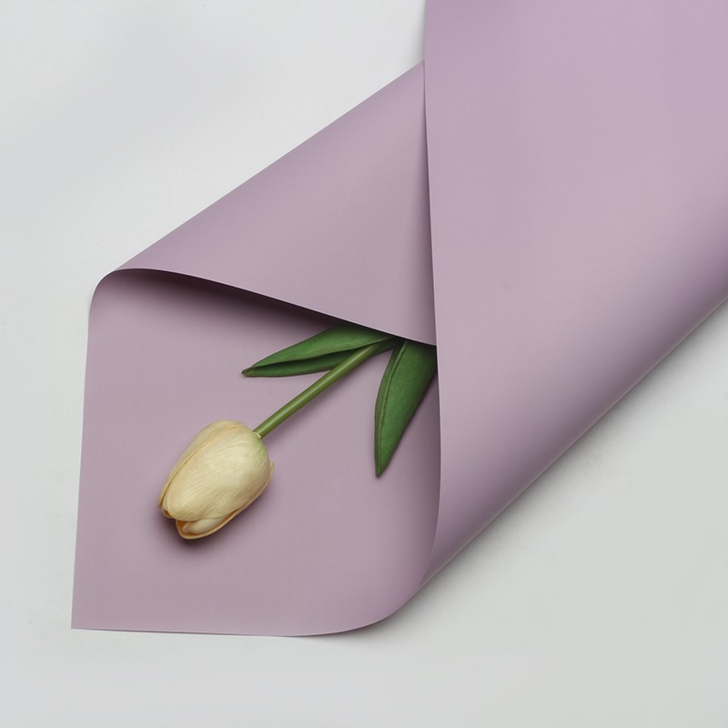 Huaxi Color sólido de doble cara Papel Ouya Material de embalaje de flores al por mayor Floristería Paquete de flores Material de flores Papel de embalaje de ramo