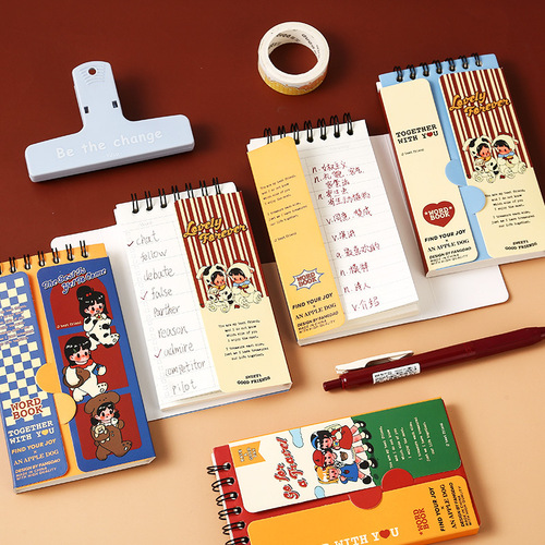 The Portable and Concealable Pocket Notebook for English Vocabulary Recording and Self-Testing